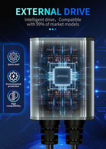 SFIDA <span class=keywords><strong>V11</strong></span> 55W 6000K Faros LED de Alta Potencia para Automóvil, Caja de Empaque Personalizada, Ajuste Universal H4/H7/9005/9006/11, Bombillas de 5500 Lúmenes - Product Image 2