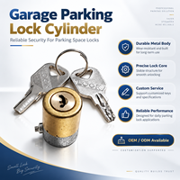Serrure de garage antivol en alliage de zinc avec noyau en laiton, pour parking, avec clés, OEM/ODM, quincaillerie personnalisée pour usage privé ou en parking.