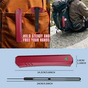 Portable Mini lampe <span class=keywords><strong>de</strong></span> poche LED 1000 Lumens poche plate <span class=keywords><strong>lumineux</strong></span> IP65 EDC étanche en alliage d'aluminium plongée 3.7V - Product Image 6