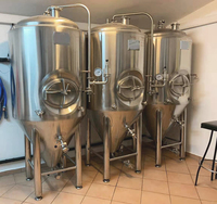 Fermenteur de bière conique 2000L en acier inoxydable 304 pression