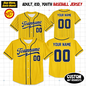 Kaos Jersey Baseball & Softball Ukuran Besar Unisex Bernapas, Dapat Dicetak, untuk Pria dan Wanita - Product Image 3