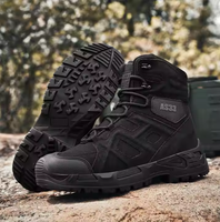 Bottes tactiques montantes imperméables pour hommes, idéales pour la randonnée et le travail en milieu désertique – Vente en gros