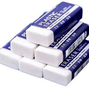 ممحاة قلم رصاص كبيرة بيضاء من المطاط للطلاب والمكاتب، أدوات تعليمية للمسح والرسم في الامتحانات - Product Image 4