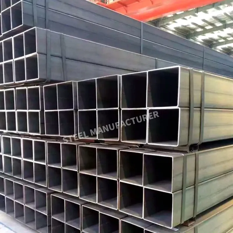 AISI 1018 square/rectangular welded steel pipes and tubes 10*30 100*100*1.5