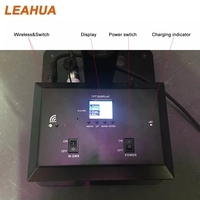Mástil de luz LED de batería plegable de 9 LED a todo color RGBWA UV Wifi inalámbrico IR DMX DJ fiesta boda eventos LUMILED MAST POLE