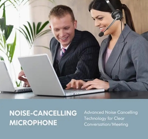 Dịch vụ khách hàng trung tâm cuộc gọi Tai nghe với giảm tiếng ồn Microphone cho PC web hội nghị tai nghe - Product Image 3