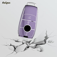 Housse de protection souple en TPU pour clé de voiture Mercedes Benz Classe E C S GLC E200 E400 E63 W213 S550 S560 C260 A200