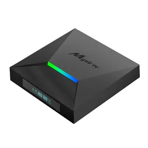 Commercio all'ingrosso della fabbrica doppio wifi STB Amlogic s905w2 2gb 16gb 4gb 32gb 4k Android IPTV Box