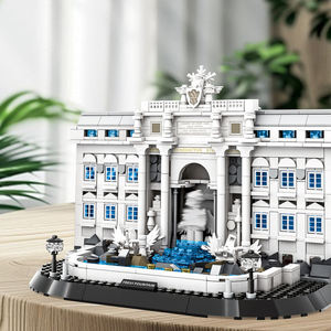Wange 4212, Maqueta de la Fuente de Trevi de Roma, Adorno Arquitectónico, Modelo de Plástico para Armar, Juego de Bloques de Construcción, Juguete de Bloques de Plástico, Regalo - Product Image 6
