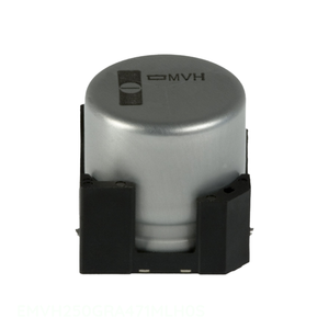 Condensateur de surface original CAP ALUM 470UF 20% 25V SMD 470 uF EMVH250GRA471MLH0S - Product Image 1