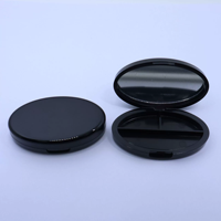 Récipients cosmétiques vides personnalisés boîtes en plastique de maquillage fard à joues poudre pressée emballage étui à poudre compact fard à joues