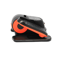 Mini Elliptique Électrique pour Usage Domestique, Moteur Silencieux, 12 Vitesses Réglables, Écran LED, Équipement de Fitness Cardio Compact, Avant