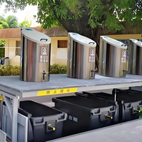 Système de Conteneur de Déchets Souterrain Automatique Personnalisé en Métal pour Collecte des Déchets