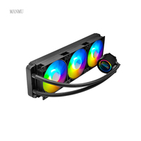 Meilleure vente MANMU Refroidisseur Aio 360mm pour PC de jeu Refroidisseur d'eau liquide avec synchronisation Argb Aura