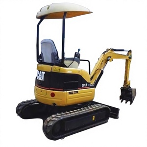 Meilleur Prix Mini-Excavatrices Caterpillar 301.5 d'occasion, Excavatrice sur chenilles hydraulique de 1,5 tonne avec accessoires tarière et brise-roche - Product Image 1