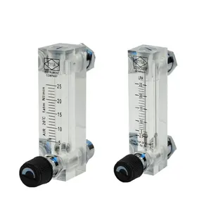 Panel Mounted Acrylic Mechanical Portable Gas Flowmeter