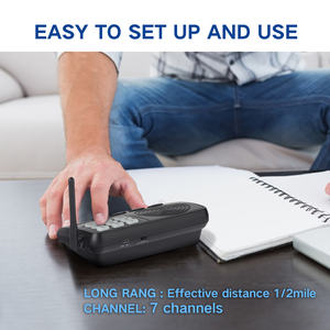 Sistem Interkom Nirkabel Hosmart HY777 Jangkauan Jauh 1/2 Mil untuk Luar dan Dalam Ruangan - Product Image 6