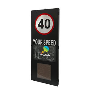 Panneau de signalisation de vitesse solaire P10 le plus populaire en Arabie Saoudite, utilisé pour détecter la vitesse des véhicules et alerter les conducteurs - Product Image 5