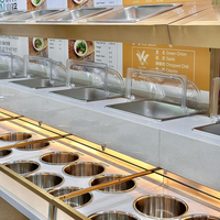 KLEADONE Personnalisation avancée Table de console à double température Affichage de refroidissement par air Équipement de réfrigération Mode de refroidissement par ventilateur