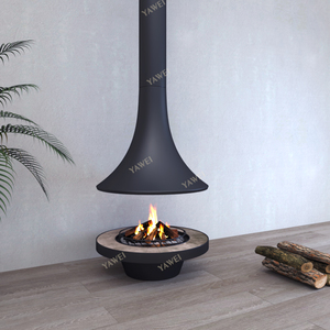 Cheminée suspendue à <span class=keywords><strong>bois</strong></span> <span class=keywords><strong>de</strong></span> style européen personnalisée, montée sur le <span class=keywords><strong>toit</strong></span>, poêles à <span class=keywords><strong>bois</strong></span>, cheminée suspendue pour salon - Product Image 2