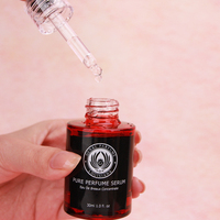 Nouvelle conception personnalisée, flacon compte-gouttes en verre transparent de 30 ml (1 oz) avec col en caoutchouc noir et design à épaule plate pour crème visage et gouttes pour les yeux