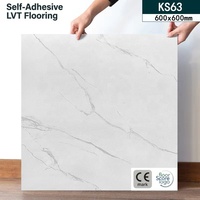 NEUE Rutschfeste PVC Selbstklebende Vinyl-Bodenaufkleber Verstärkt Verschleißfest Wasserdicht 60x60cm Schlafzimmer Wohnzimmer Büro