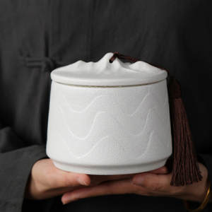 Seramik Evcil Hayvan Kremasyon Urn'u Sızdırmaz Nem Geçirmez Kremasyon Kemikleri Cenaze Külleri Saklama Kavanozu Silindirik Orta/Büyük Boy Kediler İçin - Product Image 4