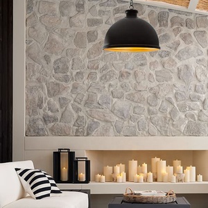 ไฟจี้อุตสาหกรรม 4 ไฟพร้อมโคมไฟโดมบิวท์อินสีทอง ORB ครัวเกาะห้องรับประทานอาหารห้องโถงห้องนั่งเล่น - Product Image 3