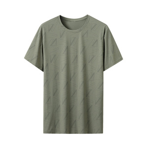 T-shirt pour homme en coton 100% de haute qualité, imprimé par sublimation personnalisée, t-shirt uni vierge pour sublimation masculine - Product Image 5