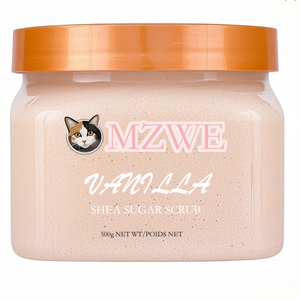 Exfoliante corporal Etiqueta Privada lindo gatito Natural hidratante exfoliante azúcar blanqueamiento exfoliante corporal - Product Image 1