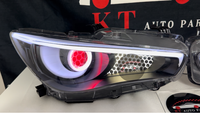 Phares de voiture RGB pour Infiniti Q50, phares LED en forme de lune, yeux de démon, phares modifiés d'origine
