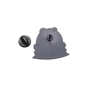 Groothandel zakelijke geschenken gepersonaliseerde schattige cactus egel kikker zwart nikkel emaille pin voor kleding en geschenken - Product Image 5