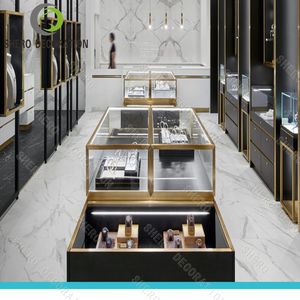 Mobilier sur mesure pour bijouterie, vitrines en verre haut de gamme, designs de devantures et d'intérieurs pour la présentation de collections de bijoux - Product Image 6