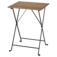 Hongjun [Nanshan] Ensemble table et chaises pliantes en fer, style moderne et minimaliste, pour extérieur, jardin, balcon, salon de thé, café, espace de loisirs