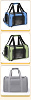 Sac de transport souple pour animaux de compagnie, grande capacité, maille respirante, pour les promenades et les voyages quotidiens, avec poignées confortables