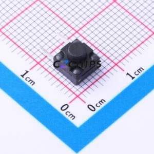 K2-1839DF-D4SW-02 Tactile Switch Through hole Component (THT) Switch 2.5N Right Angle Insert 6.2mm 6.2mm - Product Image 1