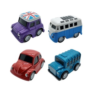 Portachiavi Creativi a Forma di Auto: Miniatura di Scuolabus, <span class=keywords><strong>Autobus</strong></span> Urbano, Taxi, Ambulanza, Auto della Polizia, Modellini <span class=keywords><strong>Giocattolo</strong></span> - Product Image 4