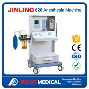 Elektrische <span class=keywords><strong>JINLING</strong></span>-<span class=keywords><strong>820</strong></span> anesthesiemachine met 4-buis flowmeters voor chirurgisch gebruik - Product Image 2