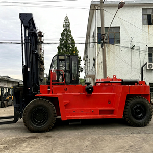 Montacargas diésel Mitsubishi TCM KALMAR de 25/30/32 toneladas con posicionador de horquillas, desplazador lateral y maquinaria para construcción portuaria - Product Image 1
