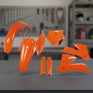 Kit di plastica pieno di 127 arancione per KTM SX 125 accessori per moto a 2004 2004 - Product Image 2
