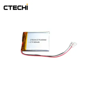 3.7V 620mAh PL453442 Lithium Polymer Battery Used Video Recorder Notebook Fax Machine Battery