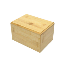 Urne en bambou écologique pour animaux de compagnie Cercueil commémoratif durable et vert pour animaux de compagnie Option durable et respectueuse pour votre ami à fourrure