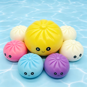 Juguete Blandito de Peluche con Forma de Bollo Sorpresa, con Caja de Vapor de Bambú, Colorido, de Levantamiento Lento, Antiestrés - Product Image 3