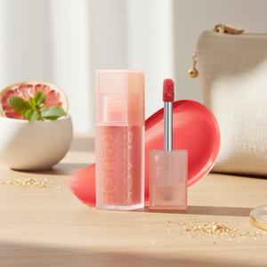 Coreano negro rojo marca doble capa sobre terciopelo 4 DL25 puro pomelo labios tintes - Product Image 3