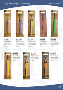 Ensemble de crochets ergonomiques D&D, ensemble d'aiguilles à crocheter personnalisées, matériaux et accessoires de couture, fournitures de couture, outil de broderie - Product Image 3