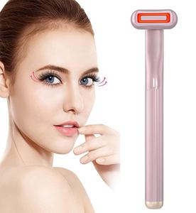 Recarregável 360 graus girando cabeça skincare varinha calor terapêutico vibrando olho cuidados massagem - Product Image 4