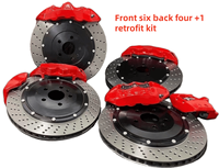 El Kit de pinza GT6 delantera seis trasera cuatro + 1 modificado es adecuado para BMW X1 X2 X3 X4 X5 X6 X7 M3 M4 M5 I5 I7 IX y otros modelos