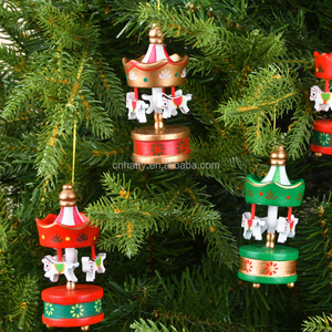 Hot Sale Detachable Wooden <b>Train</b> Handcrafted Christmas <b>Tree</b> Decorations Factory Wholesale Handicrafts - Product Image 3