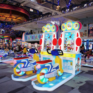 Simulateur de course 2 joueurs en fer et plastique, machine de jeu à monnayeur/billets avec tickets, jeu vidéo d'arcade, équipement de divertissement - Product Image 6