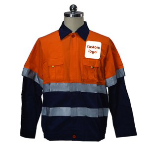 OEM xây dựng khai thác mỏ công nghiệp công nhân đồng phục bảo hộ lao động biểu tượng tùy chỉnh phản quang quần áo an toàn Hi VIS công nhân làm việc đồng phục - Product Image 2